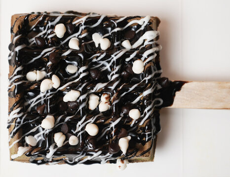 Choco Chips Ice Cream Waffle