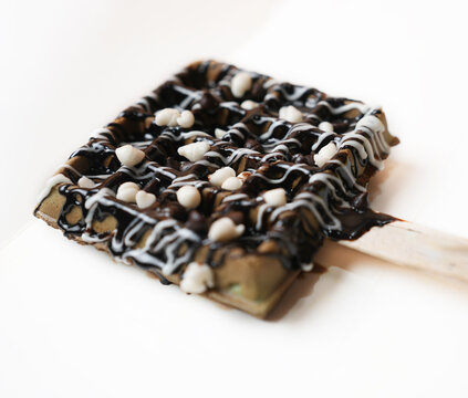 Rich Chocolate Brownie Waffle Delight