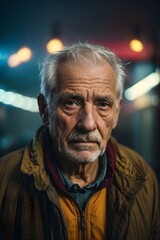 Fototapeta premium Old Man Generative AI