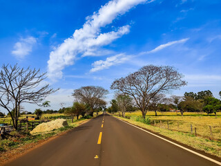 road in the countryside