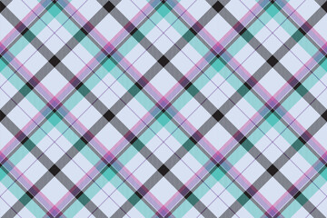 Tartan scotland seamless plaid pattern vector. Retro background fabric. Vintage check color square geometric texture.