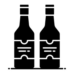 Beer Glyph Icon