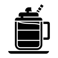 Cappuccino Glyph Icon