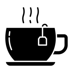 Tea Glyph Icon