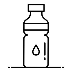 Mineral Water Outline Icon