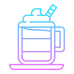 Cappuccino Gradient Icon