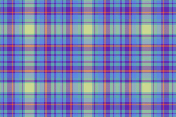 Check pattern vector of background plaid texture with a tartan seamless textile fabric.