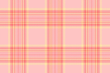 Seamless background check of texture vector plaid with a pattern fabric tartan textile.