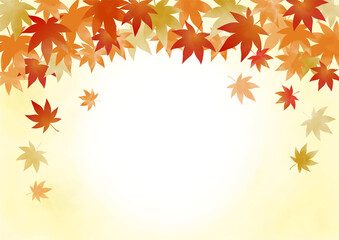 秋　紅葉のイメージ　背景