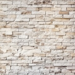 Fototapeta premium Cream and beige brown brick wall concrete or stone texture
