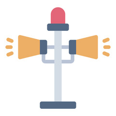 Disaster Alarm flat icon