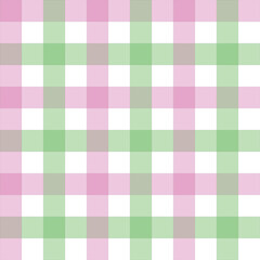 Pink and Green Plaid pattern