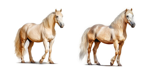 Palomino horse , Illustration, HD, PNG