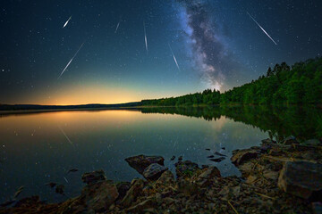 The Perseids are a prolific meteor shower associated with the comet Swift Tuttle