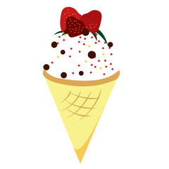 ice cream, design, summer, carefree, cutout, drop, enjoyment, females, graphic, horizontal, lifestyles, one person, photography, pop, poster, product, shop, soft, sticker, classic, copy space, happine