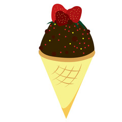 ice cream, design, summer, carefree, cutout, drop, enjoyment, females, graphic, horizontal, lifestyles, one person, photography, pop, poster, product, shop, soft, sticker, classic, copy space, happine