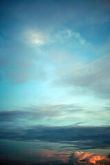 Fototapeta na wymiar Beautiful dramatic cloud scape, Cloudy sky background.