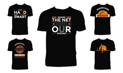Basketball T Shirt Design Bundle 