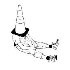 COOL AESTHETIC MINIMAL MODERN ILLUSTRATIONS FUNNY HUMOR PNG 