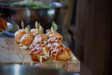 Sweets at a wedding reception.