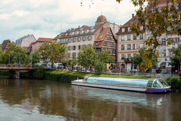Naklejka premium French nature, Strasbourg, historic center