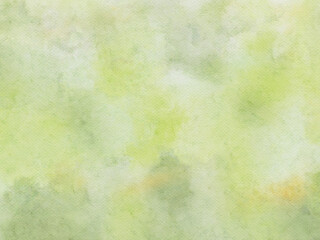 Watercolor background, hand draw, green color