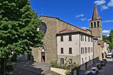 Fototapeta na wymiar Sansepolcro, la chiesa di San Francesco - Arezzo