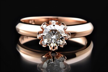 fashionable and shiny ring jewel photography a royal accessory generative ai