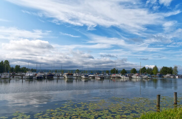 lake and clouds