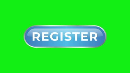 Register Glossy Web Button Design Animation on Green Background - Powered by Adobe