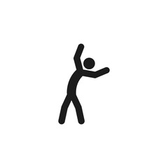 single icon sport fitness. solid glyph style icon