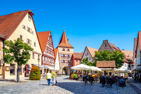 Hersbrucker Tor, Lauf an der Pegnitz, Bayern, Deutschland 