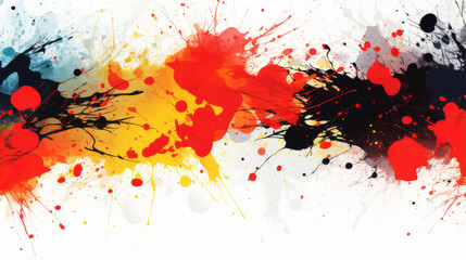 Abstract ink splatter background for a dynamic look 