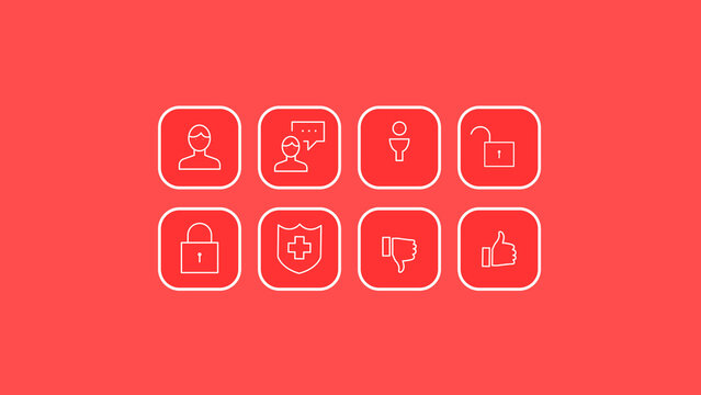 Communication Line Icons 2