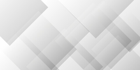 Abstract background with lines. Abstract minimal geometric white and gray light background design. white paper transparent material in triangle technology and square shapes in random geometric pattern