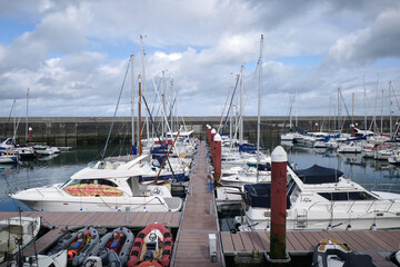 Fototapeta premium Marina, Greystones, Wicklow, Ireland