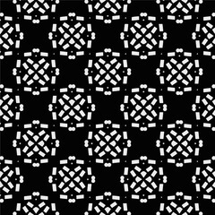 White background with black pattern. Seamless texture for fashion, textile design,  on wall paper, wrapping paper, fabrics and home decor. Simple repeat pattern.
