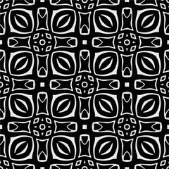White background with black pattern. Seamless texture for fashion, textile design,  on wall paper, wrapping paper, fabrics and home decor. Simple repeat pattern.
