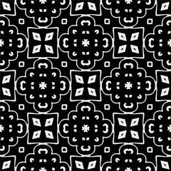 White background with black pattern. Seamless texture for fashion, textile design,  on wall paper, wrapping paper, fabrics and home decor. Simple repeat pattern.
