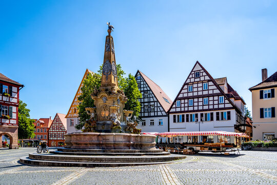 K&ouml;nigsplatz, Schwabach, Bayern, Deutschland 