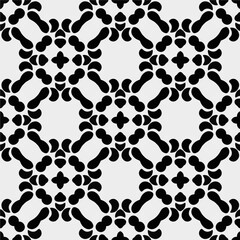 White background with black pattern. Seamless texture for fashion, textile design,  on wall paper, wrapping paper, fabrics and home decor. Simple repeat pattern.
