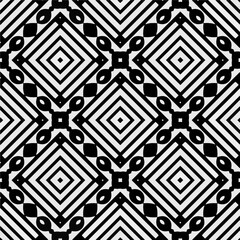 White background with black pattern. Seamless texture for fashion, textile design,  on wall paper, wrapping paper, fabrics and home decor. Simple repeat pattern.
