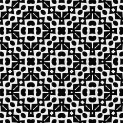 White background with black pattern. Seamless texture for fashion, textile design,  on wall paper, wrapping paper, fabrics and home decor. Simple repeat pattern.