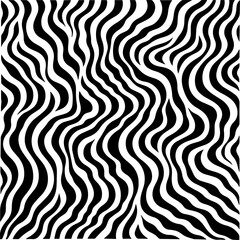 Abstract striped textured background, optical illusion. Lines tile vector illustration.