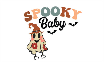 Spooky Baby Sublimation T-Shirt Design