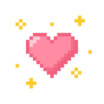 pixel heart