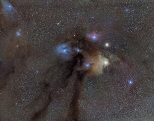 Rho Ophiuchi and Antares nebulae complex