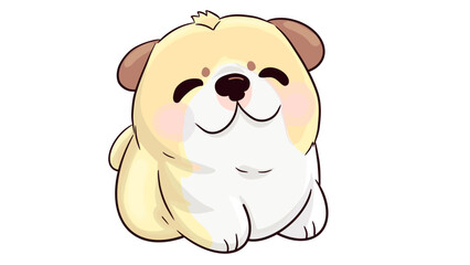 Cute puppy illustration