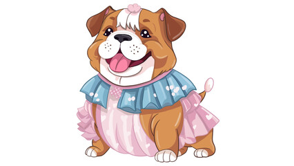 Obraz premium cute dog illustration