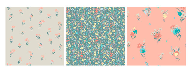 Summer fashion seamless pattern for dress © Maria